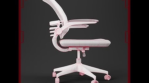 [Maya] Modelling my own Computer Chair