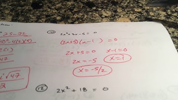 Algebra 2 Game Plan 4.4-4.6 Review Video