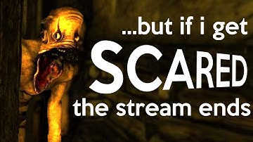 AMNESIA but if i get JUMPSCARED the stream ends...