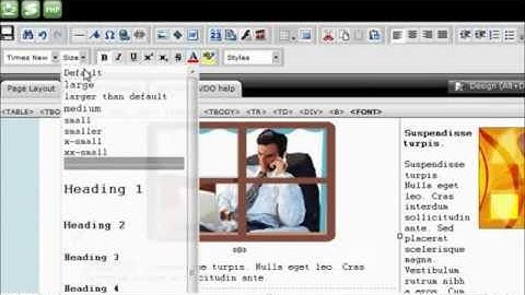 Editing and Formatting text -WebILabs
