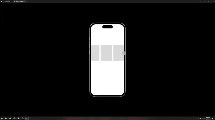 How do I do horizontal scrolling in Figma?