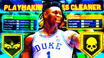BEST PLAYMAKING GLASS CLEANER BUILD IN NBA2K20. BEST ZION WILLIAMSON / POWER FORWARD BUILD ON 2K20.