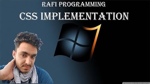 CSS Implementation Tutorial in Hindi / Urdu....