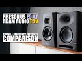 Bright and brighter. PreSonus E5 XT takes on Adam Audio T5V || SOUND & FREQUENCY RESPONSE COMPARISON