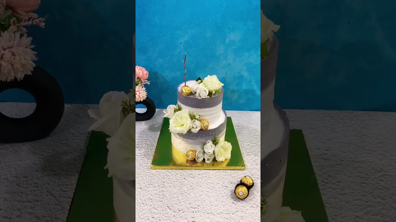 2 tier Cake | Engagements Cake | Wedding Cake 