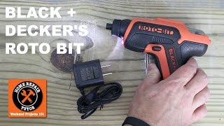 BLACK & DECKER 4v MAX roto-bit screwdriver $21.88 - PicClick