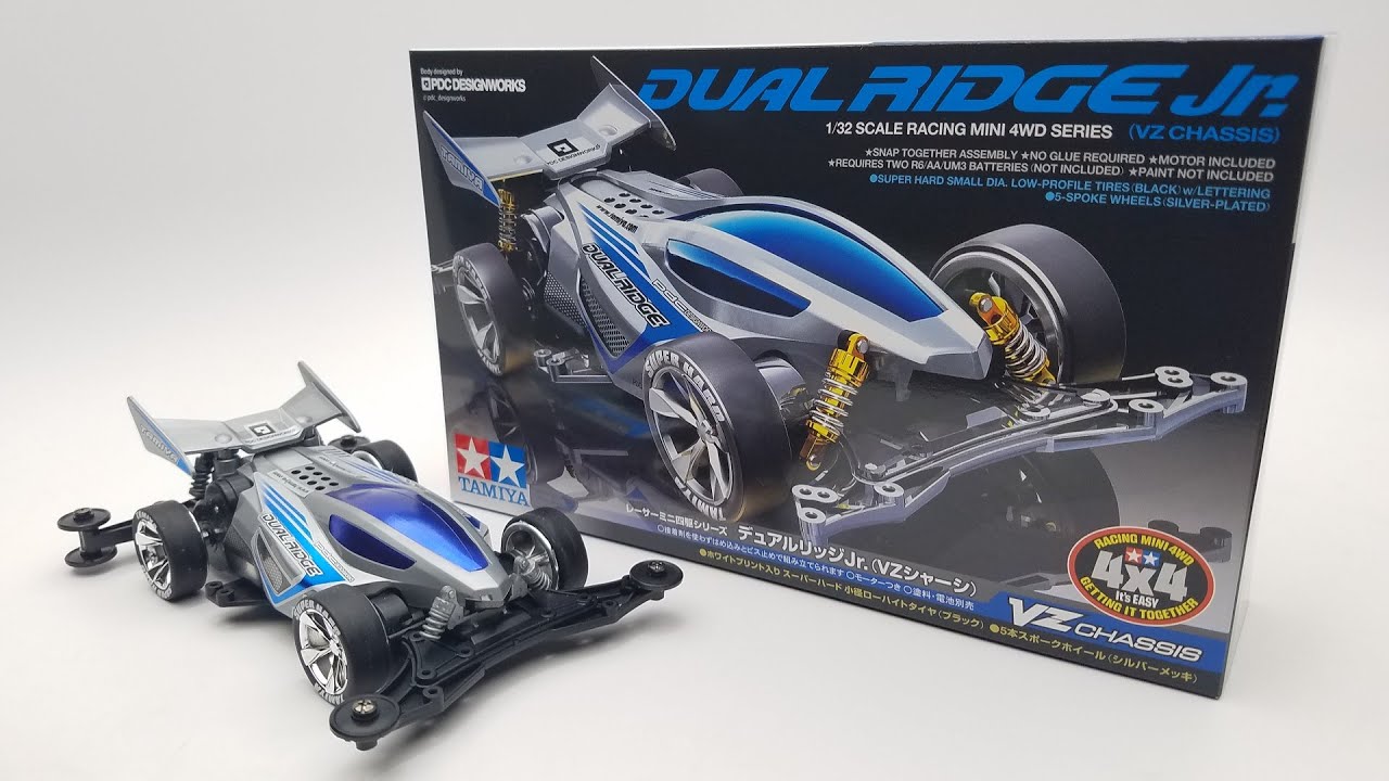 Tamiya 95143 Dual Ridge Jr. Mini 4WD Body Set - VZ Chassis - Japan