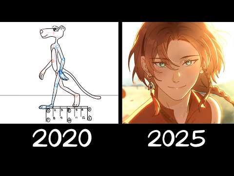 what 5 years of animation progress looks like