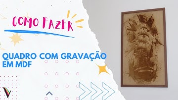 Fazendo um Quadro com a Máquina Laser VS6040 SMART da Visutec