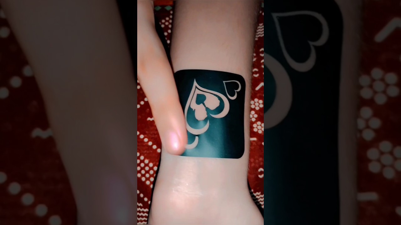 beautiful tattoo sticker design #shorts