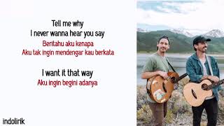 I Want It That Way  - Music Travel Loveft. Francis Greg(Cover) Backstreet Boys | Lirik Terjemahan