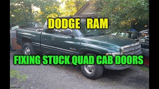 FIXING STUCK / RUSTED QUAD CAB DOOR LATCHES ON A DODGE RAM