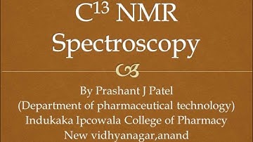 C13 NMR