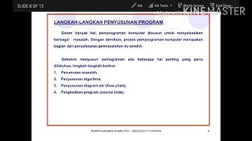 Pertemuan 8 (Instalasi FORTRAN, apa itu FORTRAN, dan Langkah Langkah Membuat Program)