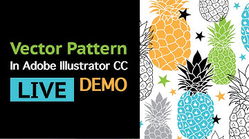 Live Stream: How I Create Vector Repeat Pattern in Adobe Illustrator CC Using Custom Actions