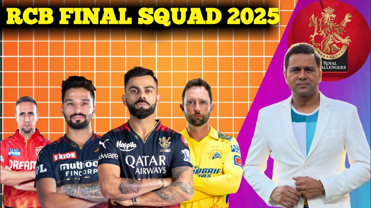 RCB FINAL SQUAD IPL 2025 । RCB NEW CAPTAIN V KOHLI 😎😎 ।। RCB ALL RCB FINAL SQUAD IPL 2025 । RCB NEW CAPTAIN V KOHLI 😎😎 ।। RCB ALL