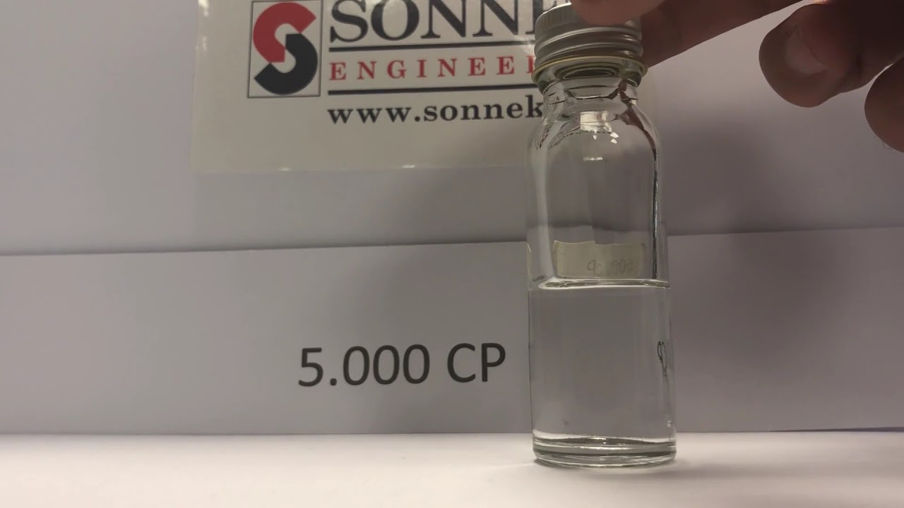 SONNEK viscosity guide \