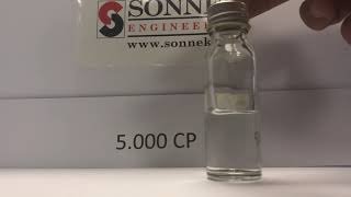 SONNEK viscosity guide '5.000 Cp - centipoise'