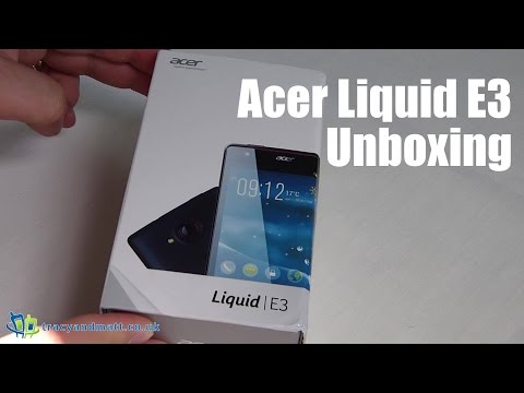 ACER Liquid E3 Unboxing
