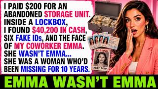 Sofia Bought an Abandoned Storage Unit for $200 — Inside Were Six Fake IDs With Her Coworker's Face