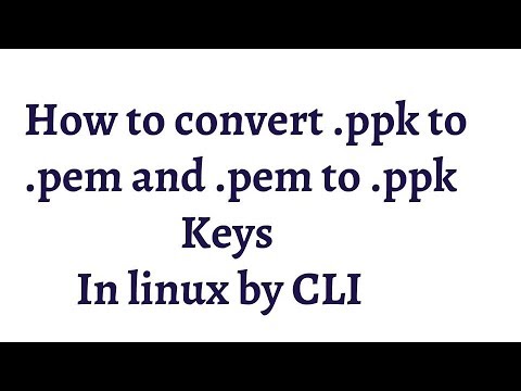 Convert .ppk to .pem key and .pem to .ppk key - YouTube Convert .Ppk To .Pem Key And .Pem To .Ppk Key - Youtube
