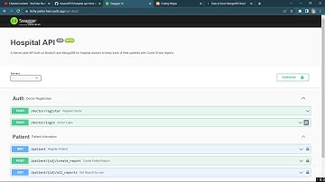 Hospital API || Backend Project on Node.js | MongoDB | Express.js