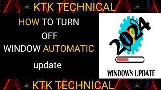 How to turn off windows update in 2024|how to disabled window update 7/8/10/11in Urdu