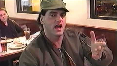 Peter Steele at a fast food Type O Negative