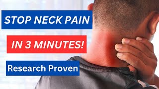 Neck Pain Relief Exercises Stop Neck Pain in 3 Minutes!