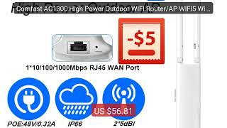 Comfast AC1300 High Power Outdoor WIFI Router/AP WIFI5 Wirele... — Amazing Value 2026 | Must Have!