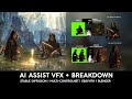 Ai assist vfx  breakdown  stable diffusion  ebsynth  blender