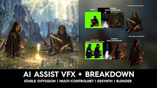 ai assist vfx   breakdown - stable diffusion | ebsynth | blender