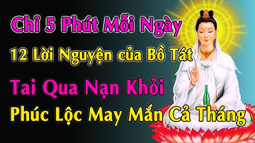 Mỗi Ngày Nghe 12 Lời Nguyện Bồ Tát Quán Thế Âm | Nghe Mỗi Ngày Quan Âm Phù Hộ | Có Chữ Hay Nhất