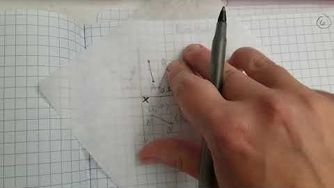 How to Rotate a Line Segment Using Tracing Paper