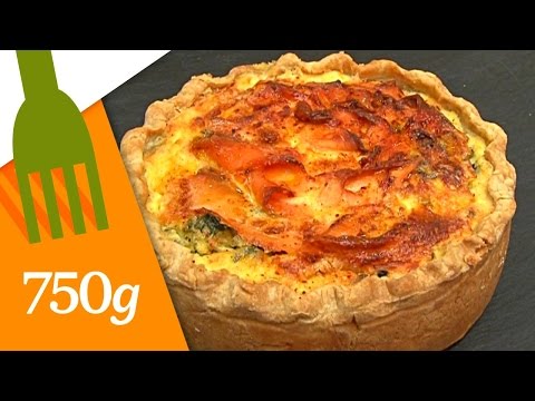 Vidéo: Tarte Au Saumon Et Aux épinards