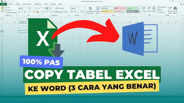 Cara Copy TABEL EXCEL ke WORD yang Benar Agar Rapi, Sama, dan Tidak Terpotong