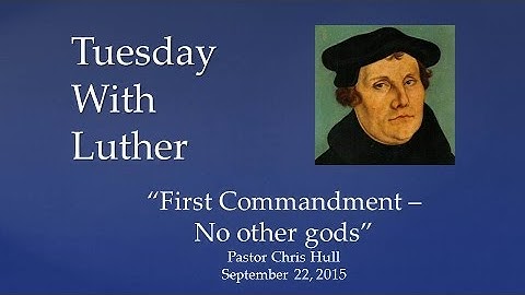 TWL:  First Commandment - No other gods