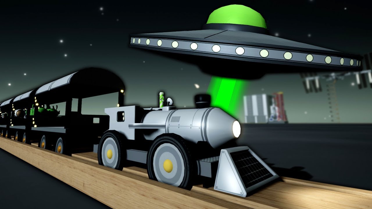 BUILDING TRAINS IN SPACE! Tracks The Train Set Game Update Gameplay
