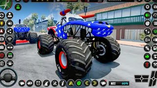 Monster Stunts Truck On Impossible Tricky Track - Extreme Driving Skills screenshot 2