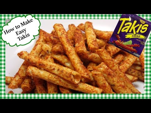 How To Make TAKIS Fuego ~ Takis SPICY Rolled Tortilla Chip Snack Recipe