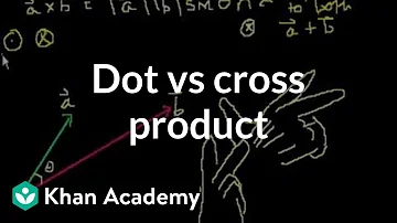 What comes first cross or dot product?
