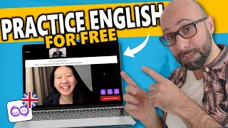 Free website to practice English with REAL people