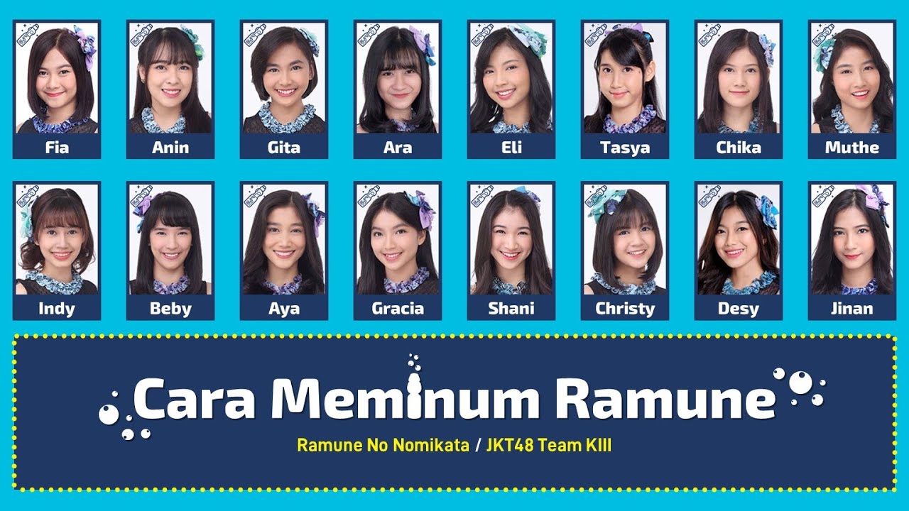JKT48 – Cara Meminum Ramune (Ramune No Nomikata) [Color Coded Lyrics IDN/KAN/ENG]