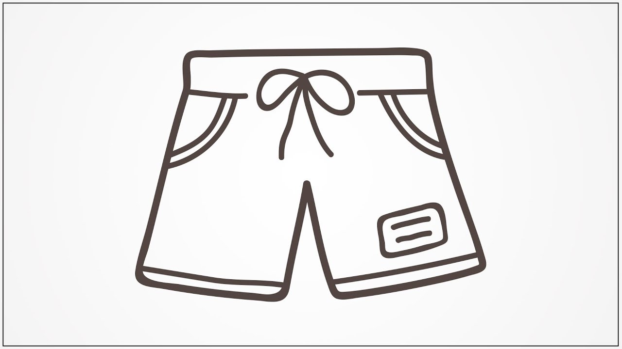 How To Draw Shorts Easy Drawing Tutorial For Kids | tyello.com