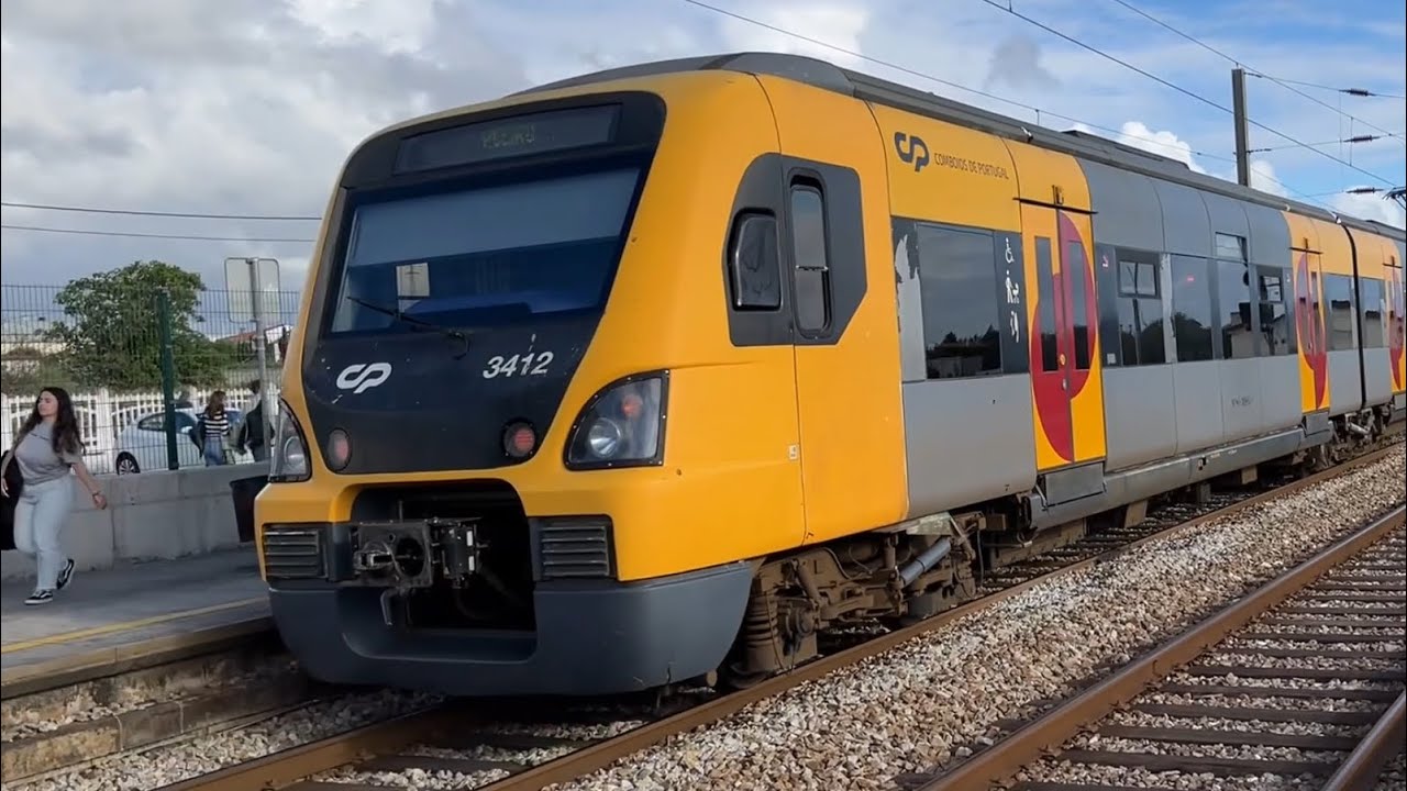 INCREDIBLE MOTOR SOUND! Riding The AWESOME CP Bombardier EMU from General Torres (Porto) to Esmoriz