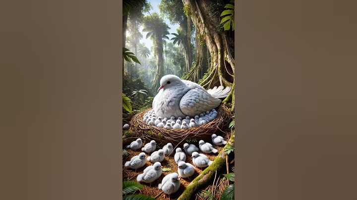 The mother pigeon was killed by a ferocious bear #ai #pigeon #bear