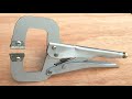 few know how to make c-clip pliers from plate iron || welder trick