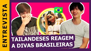 THAI BL ACTORS REACT TO BRAZILIAN MUSIC VIDEOS feat. OXQ (Anitta, Iza, Pabllo Vittar)