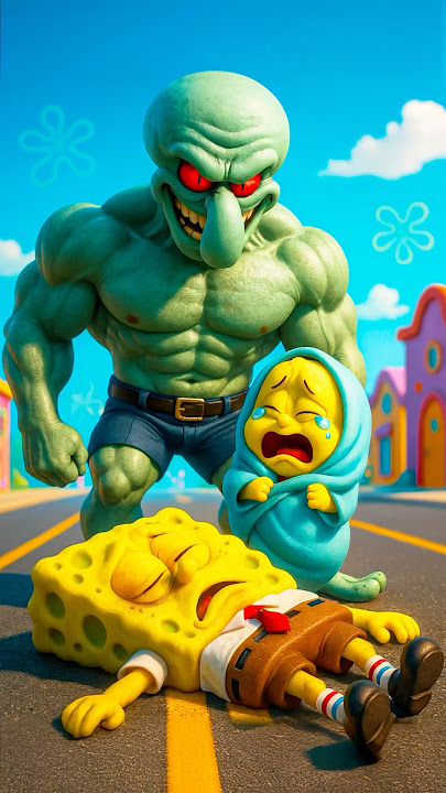 Pertarungan Terakhir SpongeBob Demi Putranya | Naik Peringkat | Prank Balas Dendam Epik! #shorts #spongebob #lucu
