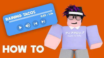How to make a LIVE Music Player Gui | Roblox